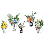 3D Green Plants Wall Decal for a Natural Ambiance