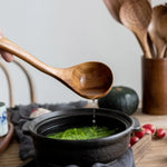 NaturPur – Elegant Wooden Cookware Set with Storage Basket