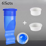 Non-Return Valve Set – 6-Piece Anti-Odor Floor Drain Backflow Preventer for Bathroom, Toilet & Kitchen