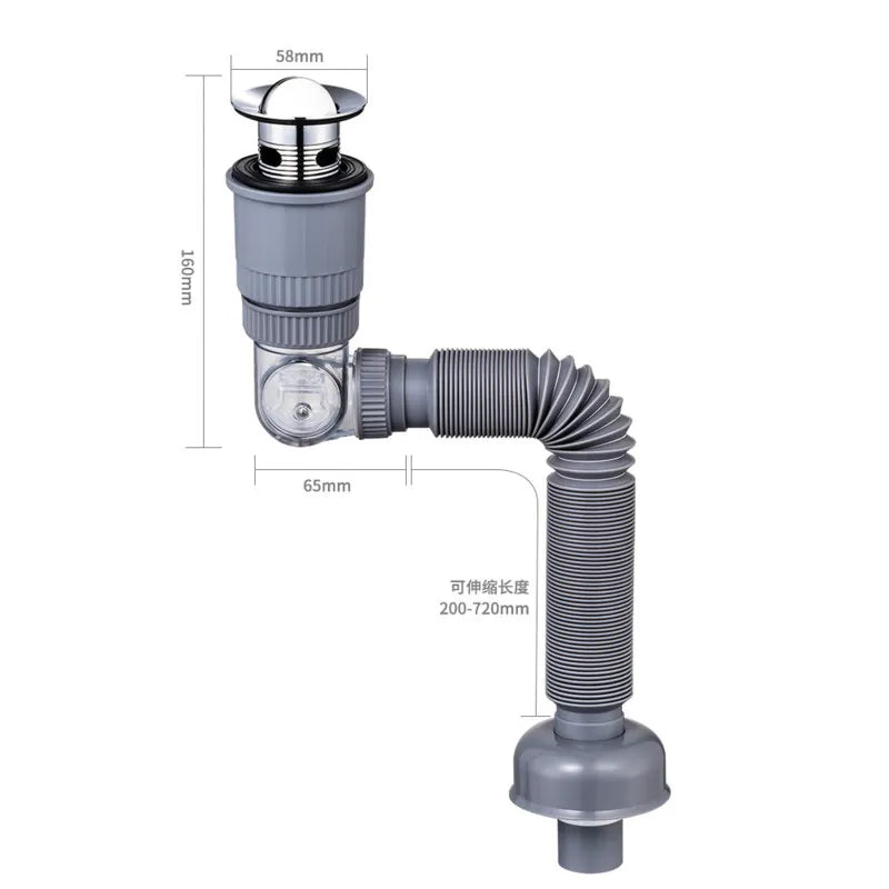 Universal 360° Drain System for your Sink