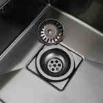 Edelstahl Spülbecken Abflusssieb mit Geruchsfilter – Pop-Up Stopper & Anti-Blockier Korb