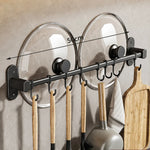Wall Shelf for the Kitchen – Multifunctional Organizer for Lids, Spatulas, and Kitchen Utensils