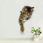 3D Cat Stickers for Toilet Lid