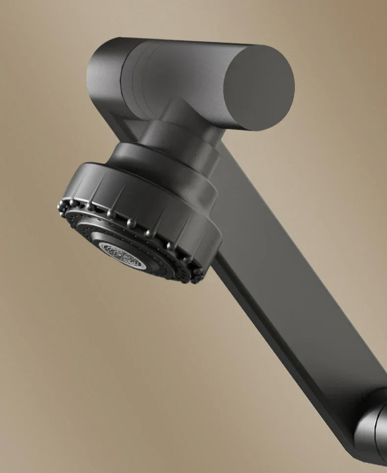 Duo-Flex Waschbeckenmischer mit 360° drehbar – Zwei-Loch-Armatur für Warm- und Kaltwasser