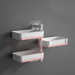 Soap dispenser with swivel shelf – Easy tool-free installation