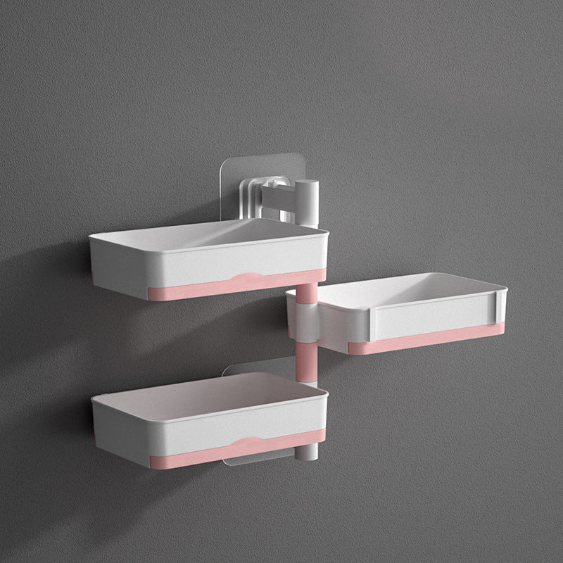 Soap dispenser with swivel shelf – Easy tool-free installation