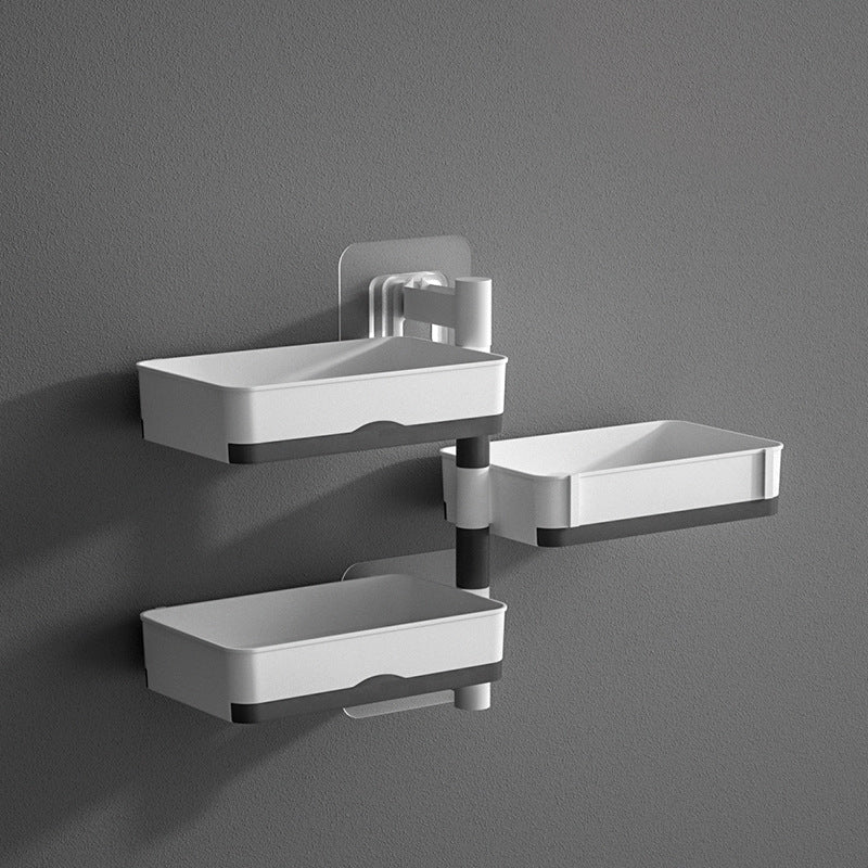 Soap dispenser with swivel shelf – Easy tool-free installation