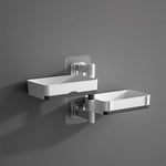 Soap dispenser with swivel shelf – Easy tool-free installation