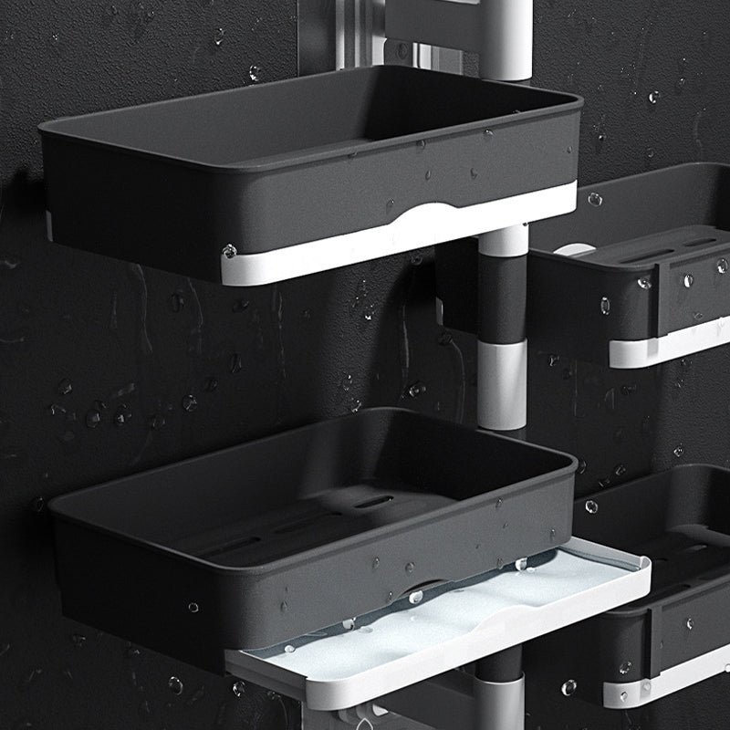 Soap dispenser with swivel shelf – Easy tool-free installation