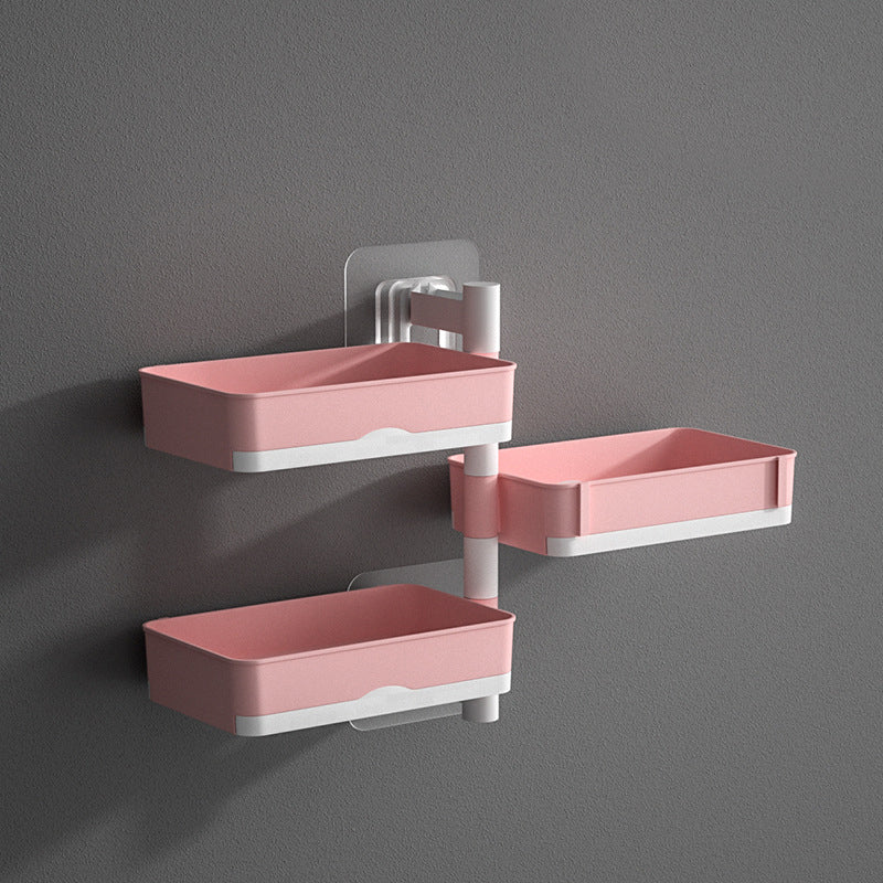 Soap dispenser with swivel shelf – Easy tool-free installation