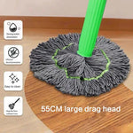 Self-drying microfiber mop head | Swivel joint | Contactless