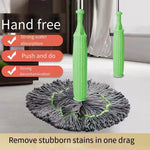 Self-drying microfiber mop head | Swivel joint | Contactless