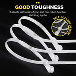 Secure Cable Ties with Screw Holes – Tensile Strength up to 22 kg