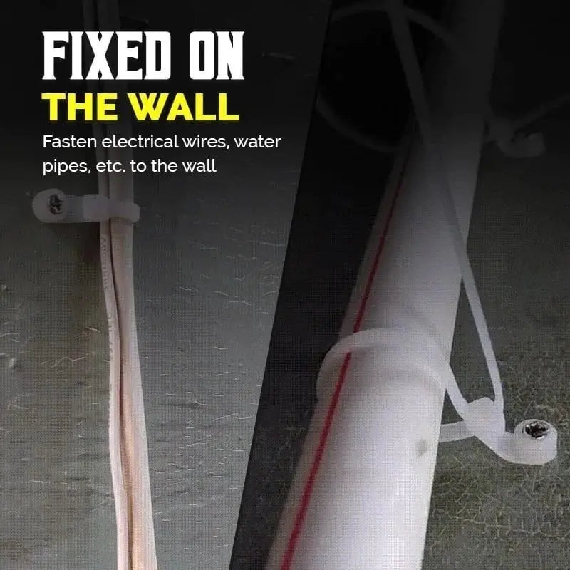 Secure Cable Ties with Screw Holes – Tensile Strength up to 22 kg