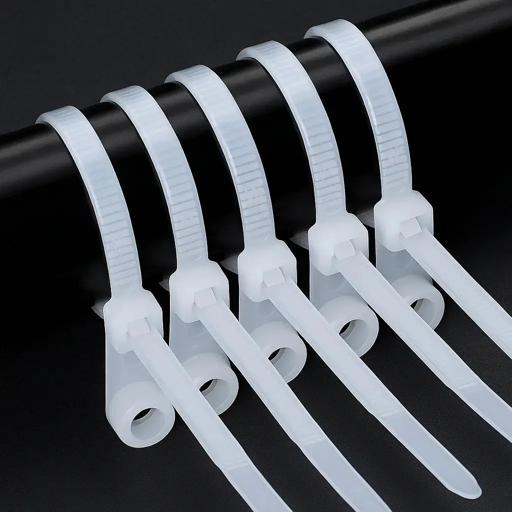 Secure Cable Ties with Screw Holes – Tensile Strength up to 22 kg