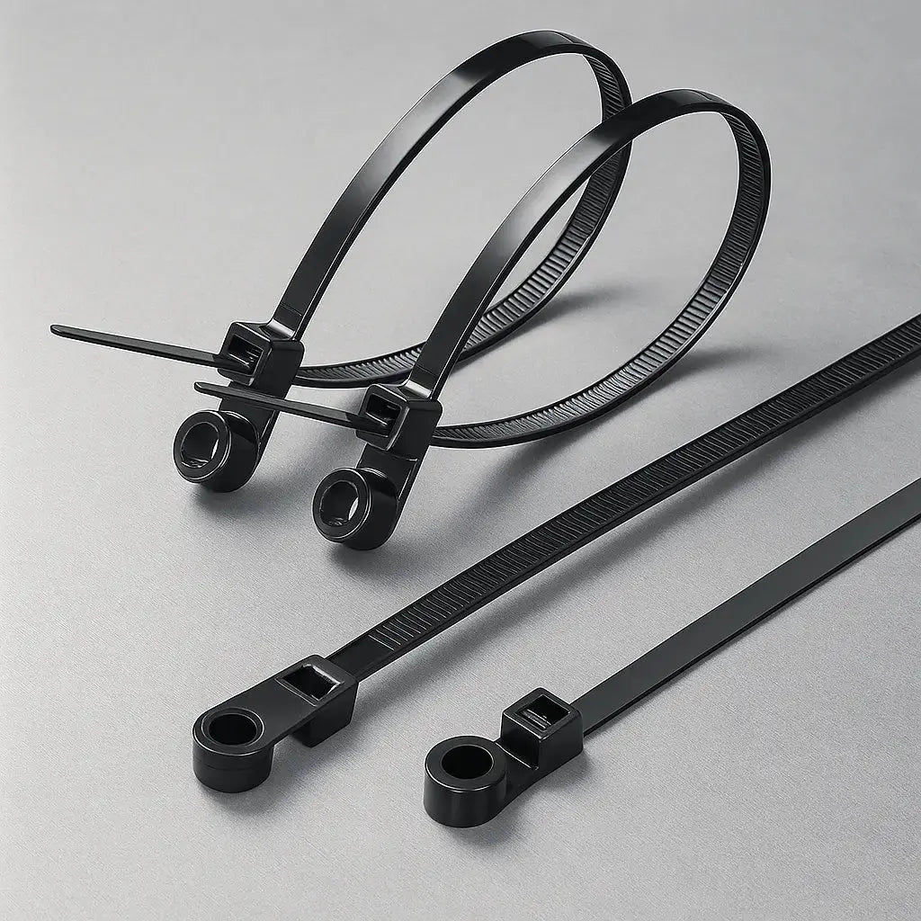 Secure Cable Ties with Screw Holes – Tensile Strength up to 22 kg