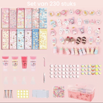 Craft set with 3D stickers