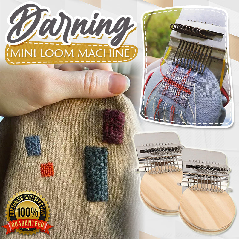 Practical hand-weaving set for repairs and creative projects