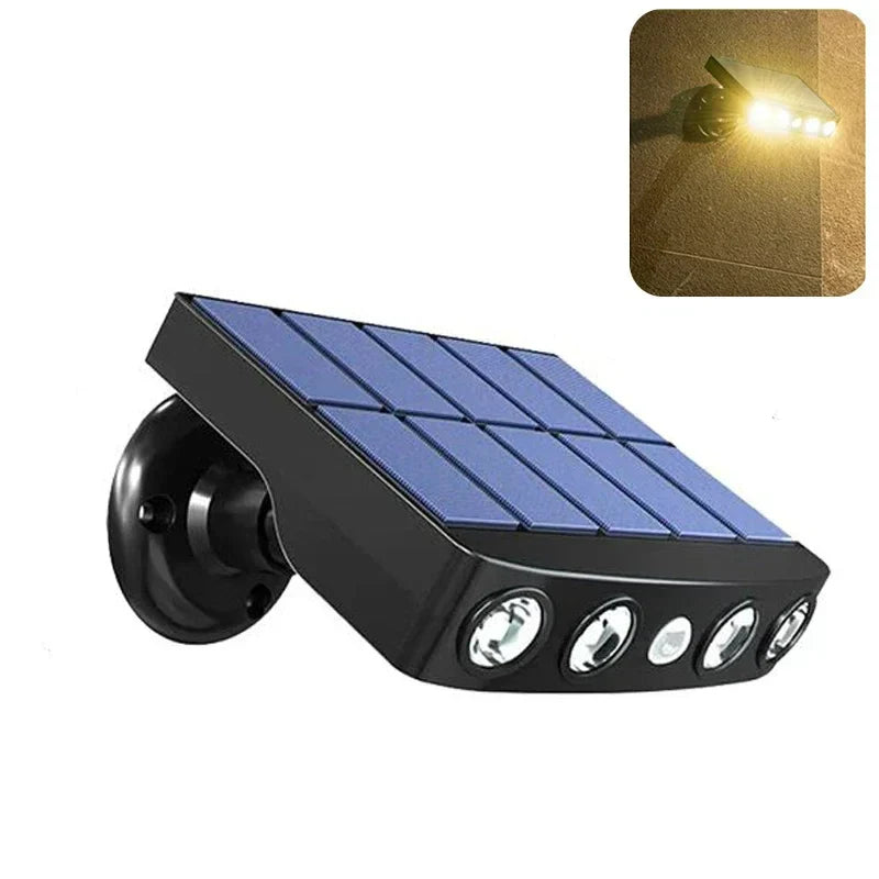 Solar Outdoor Light with Motion Sensor | 4 LEDs | Weatherproof & Wireless