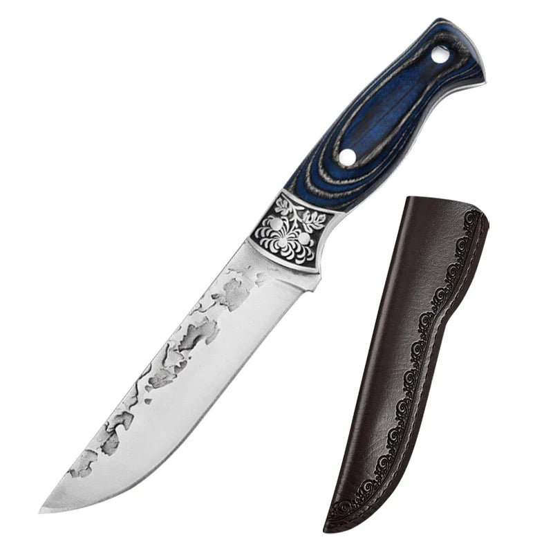 Kitchen Professional | Robust Stainless Steel Chef's Knife – Versatile Helper for Meat, Fruit, BBQ, and Filleting