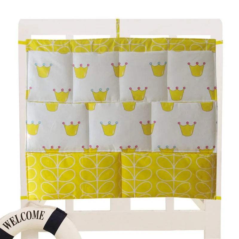 Colorful Pattern Storage Bag for Crib – Practical and Versatile