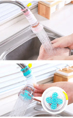 Universal Faucet Attachments with 360° Rotation and Water-Saving Function