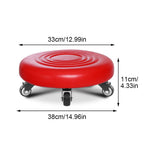 Rolling stool with 360-degree rotation and wheels