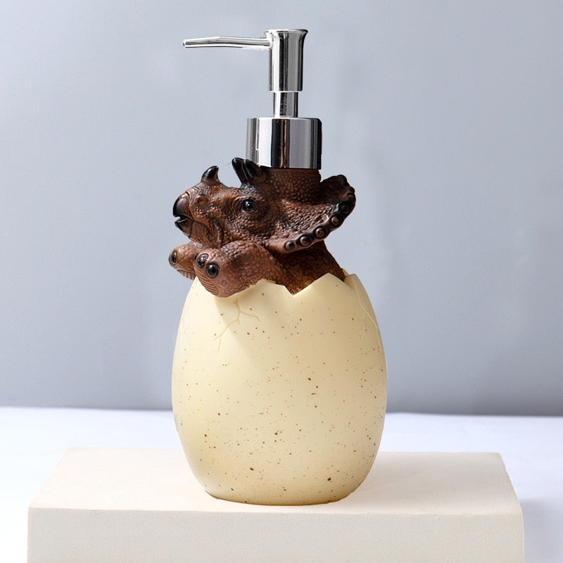 Dinosaur-themed soap dispenser for babies