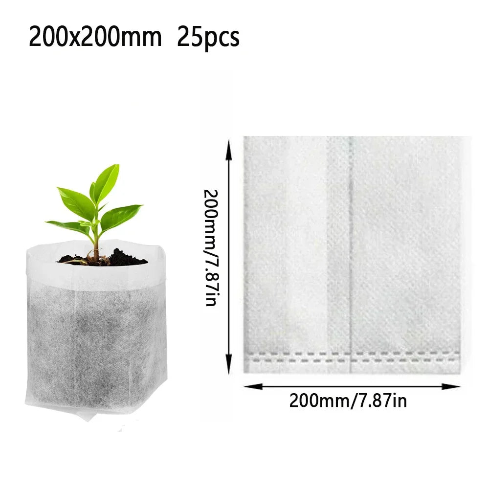 Environmentally Friendly Grow Bags – Breathable for Seedlings