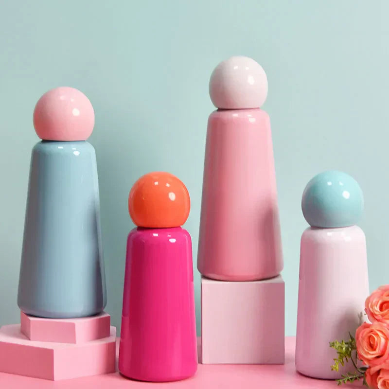 Elegant stainless steel bottle with dual color design