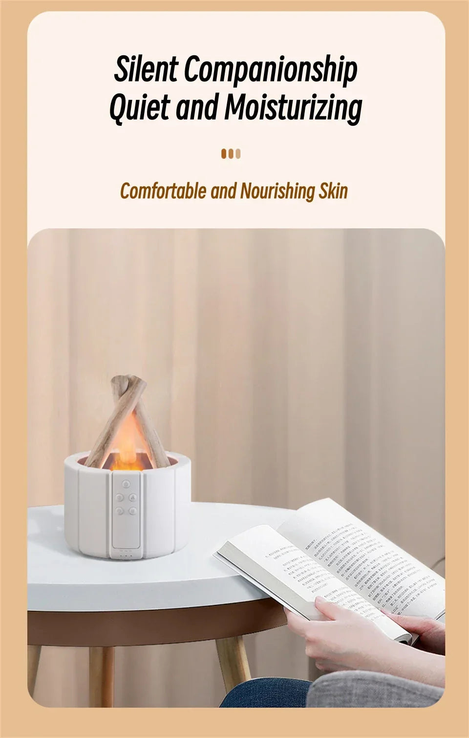 Well-being humidifier with aroma function