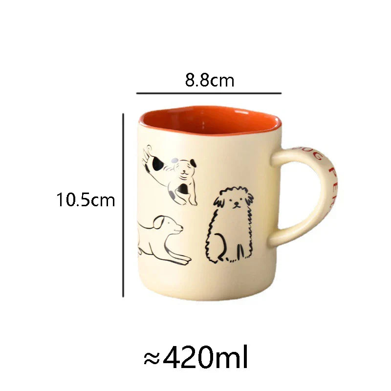 Kaffeebecher für Tierfreunde: Katzen oder Hunde?