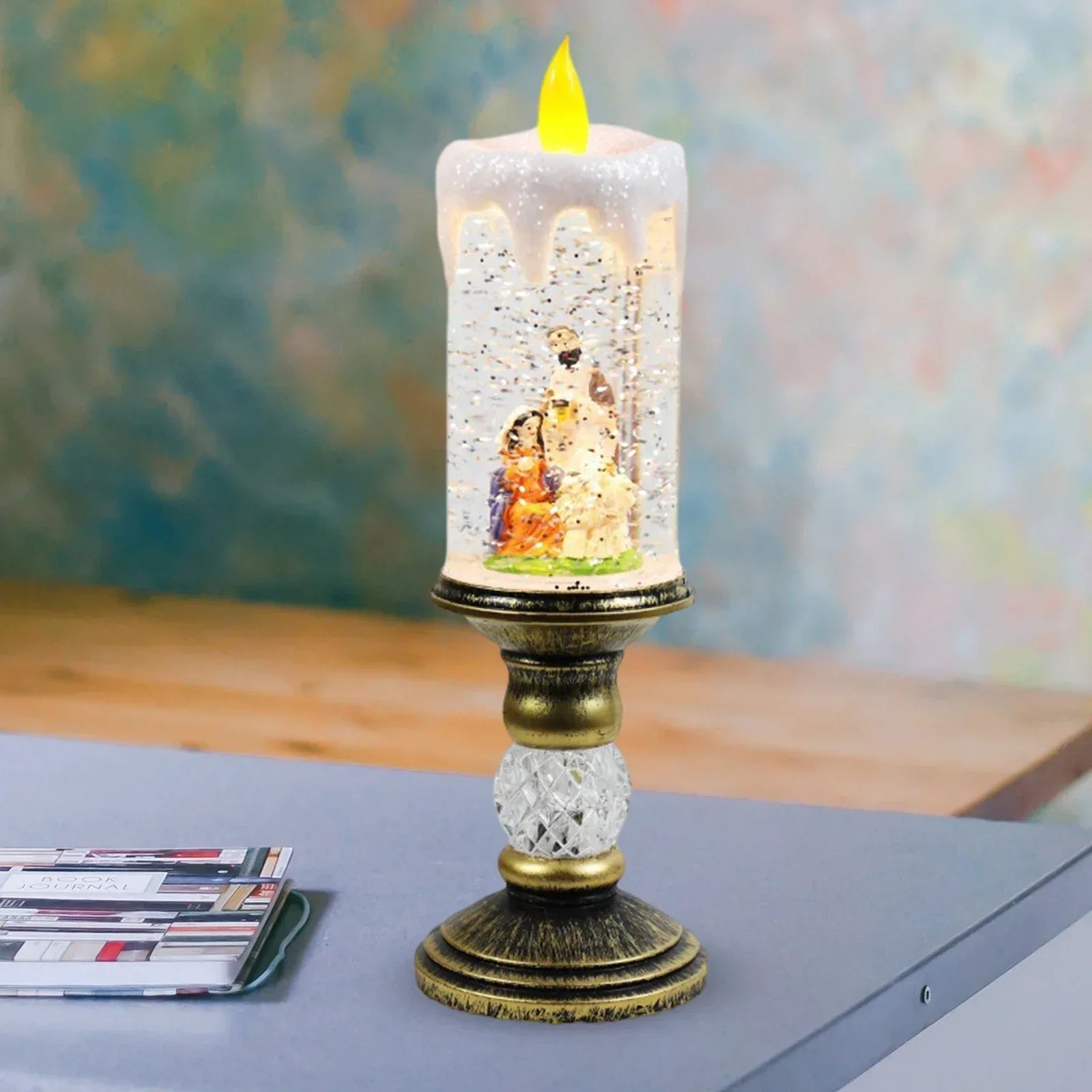 Festliche Wasserkerze mit LED-Lichtern | Luminara