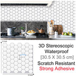 3D Self-Adhesive Hexagonal Wall Decor Panels | HexaStyle