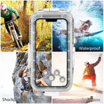 Waterproof Diving Case for iPhone with 40m Protection and Touch Control – AquaGuard