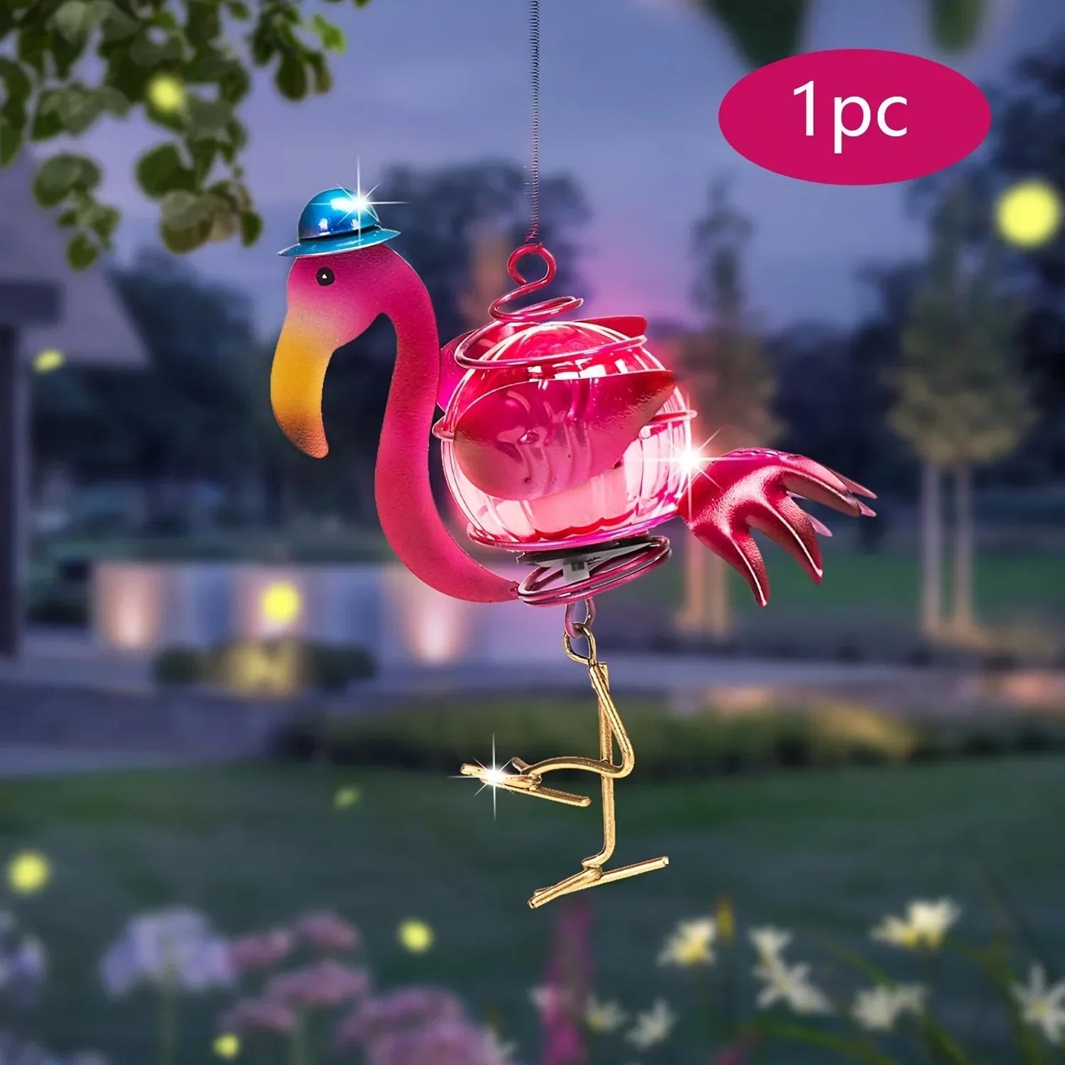 Solar Hanging Garden Lights | Outdoor Colored LED Decor | Animal Designs for a Vibrant Atmosphere