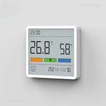 Multifunctional indoor climate station with clock and thermometer
