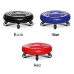 Rolling stool with 360-degree rotation and wheels