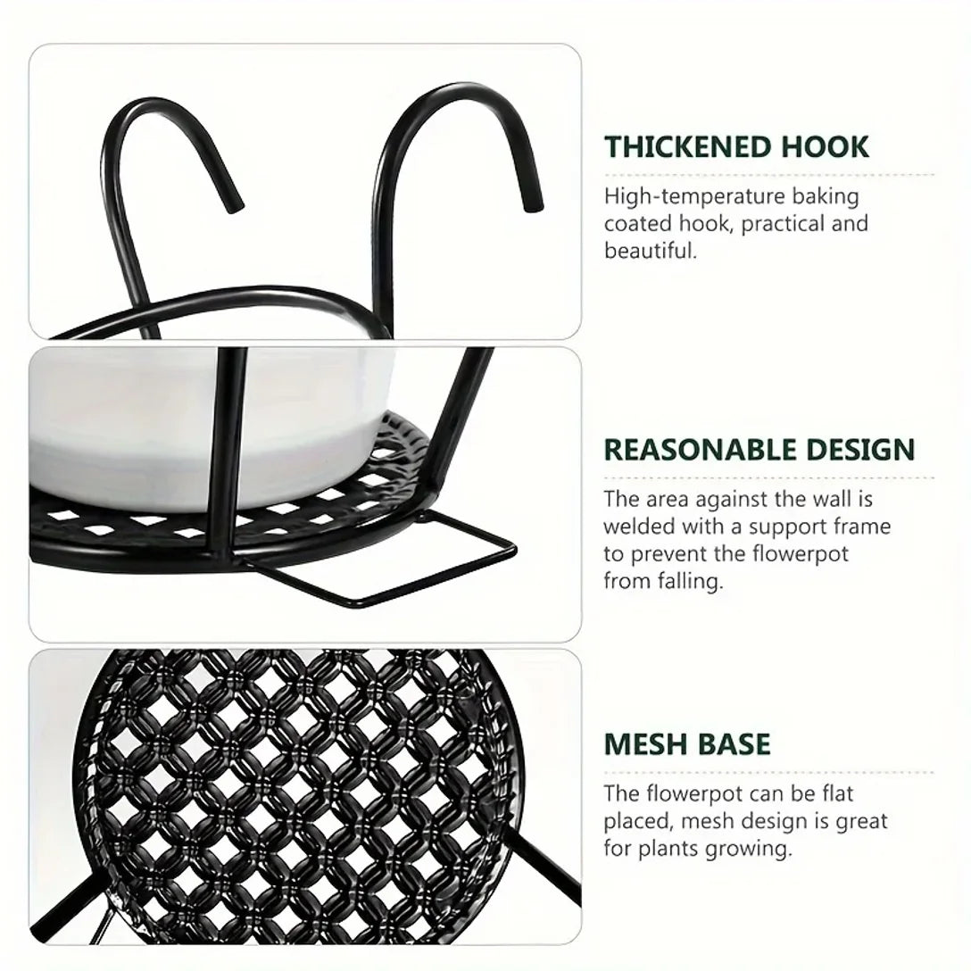 Practical Flower Pot Holders for the Balcony – Set of 3