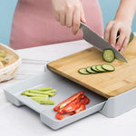Practical Cutting Board Solution with Storage – Elegance for Your Kitchen