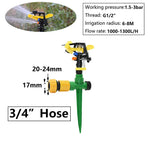 Rundum Bewässerungssystem für den Garten | 1/2" Anschluss | 5–12 m Reichweite