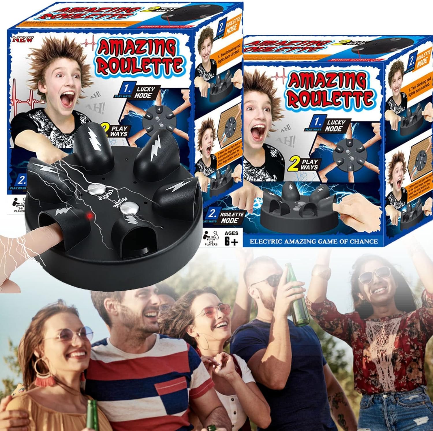 ShockWave - Schock Roulette Partyspiel mit 4 Schockmodi