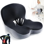 Comfortable Seat Cushion | Ergonomic Memory Foam Pillow | Pressure Relieving & Non-Slip | ComfortSeat