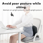 Comfortable Seat Cushion | Ergonomic Memory Foam Pillow | Pressure Relieving & Non-Slip | ComfortSeat