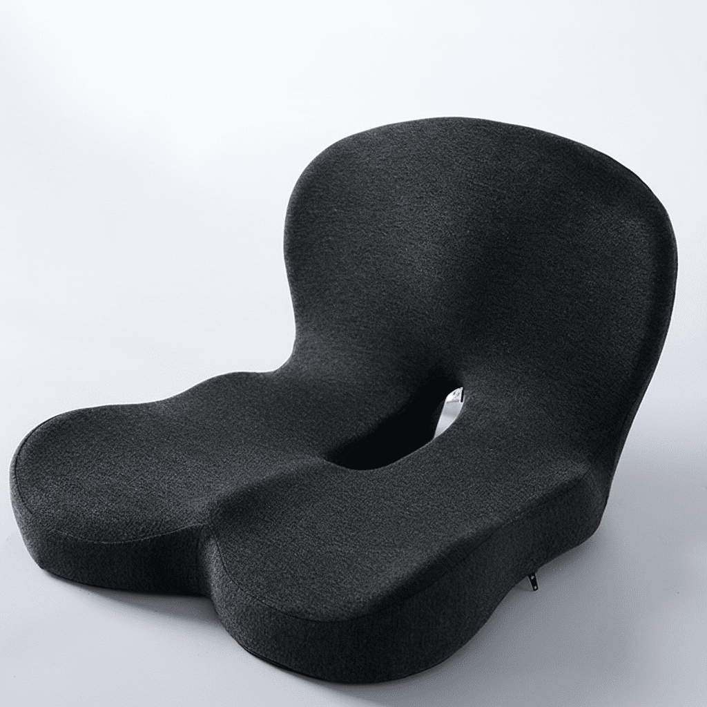 Comfortable Seat Cushion | Ergonomic Memory Foam Pillow | Pressure Relieving & Non-Slip | ComfortSeat