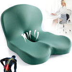 Comfortable Seat Cushion | Ergonomic Memory Foam Pillow | Pressure Relieving & Non-Slip | ComfortSeat