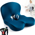 Comfortable Seat Cushion | Ergonomic Memory Foam Pillow | Pressure Relieving & Non-Slip | ComfortSeat