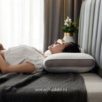 Ergonomisches Nackenstützkissen | Ideal für Rücken- und Seitenschläfer mit Gratis Bezügen!