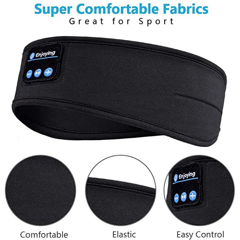 Entspannende Schlafmaske | Bluetooth-Maske für erholsamen Schlaf