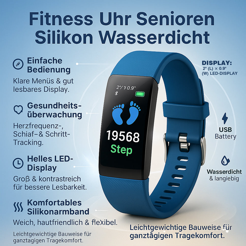 Fitness Watch | Health Monitoring Made Easy | Heart and Sleep Monitor | VitalGuard